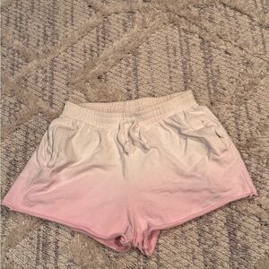 Zara girls Ombre Pink Lounge Shorts